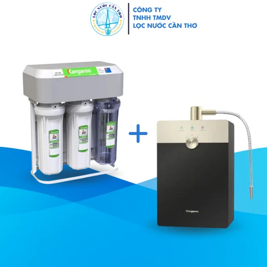 Combo Máy Lọc Nước Hydrogen Ion Kiềm Kangaroo Sumire KGRF04E + Kangaroo KGHP10K3