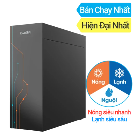 Máy lọc nước để gầm tích hợp máy làm nóng lạnh để gầm KAQ-U50K + KAO-T90