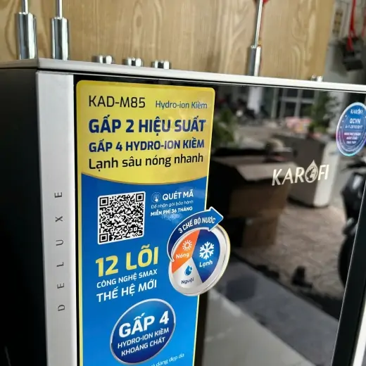 Máy lọc nước nóng lạnh Karofi KAD-M85